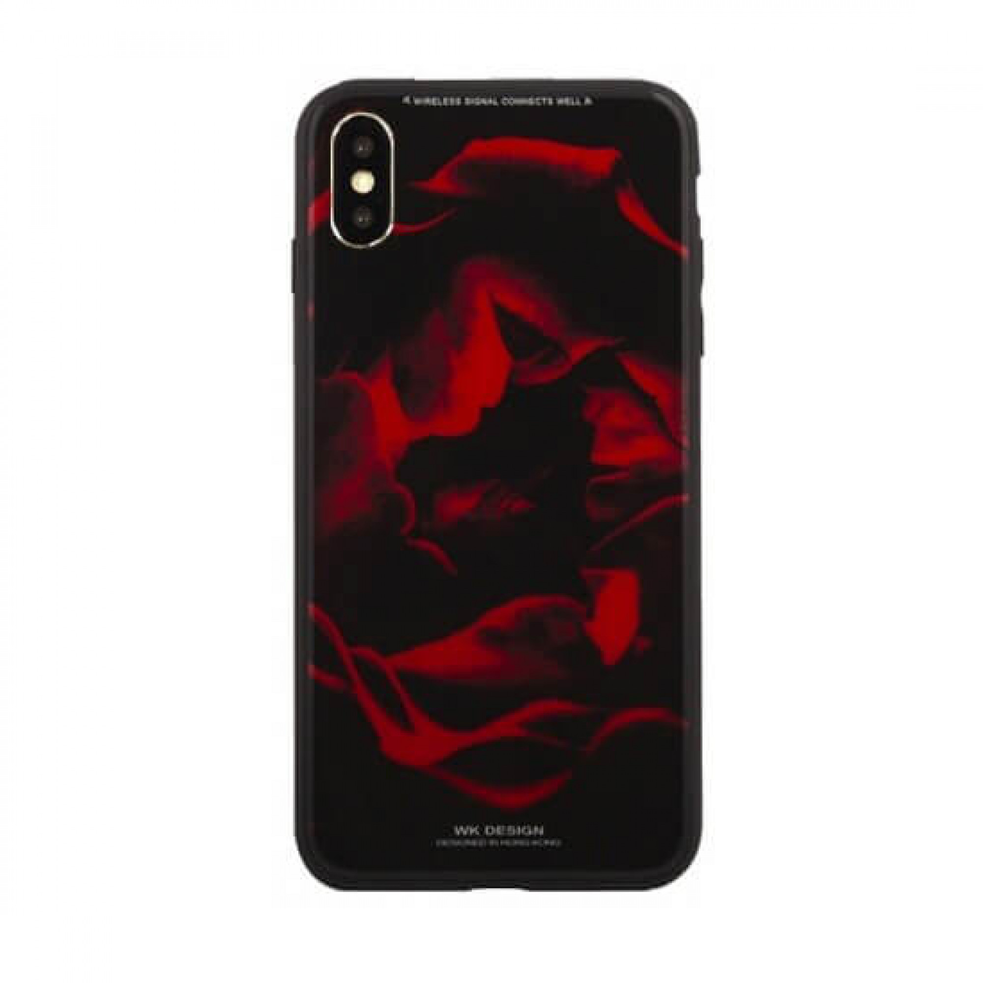 Чохол WK Design Glass LL04 Red Rose для iPhone X