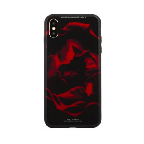 Чохол WK Design Glass LL04 Red Rose для iPhone X