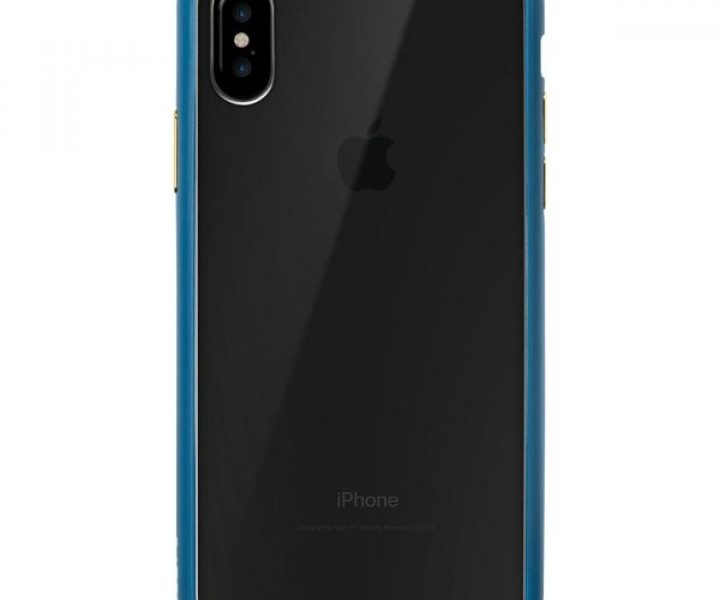Чохол LAUT ACCENTS для iPhone X Blue (LAUT_iP8_AC_BL)