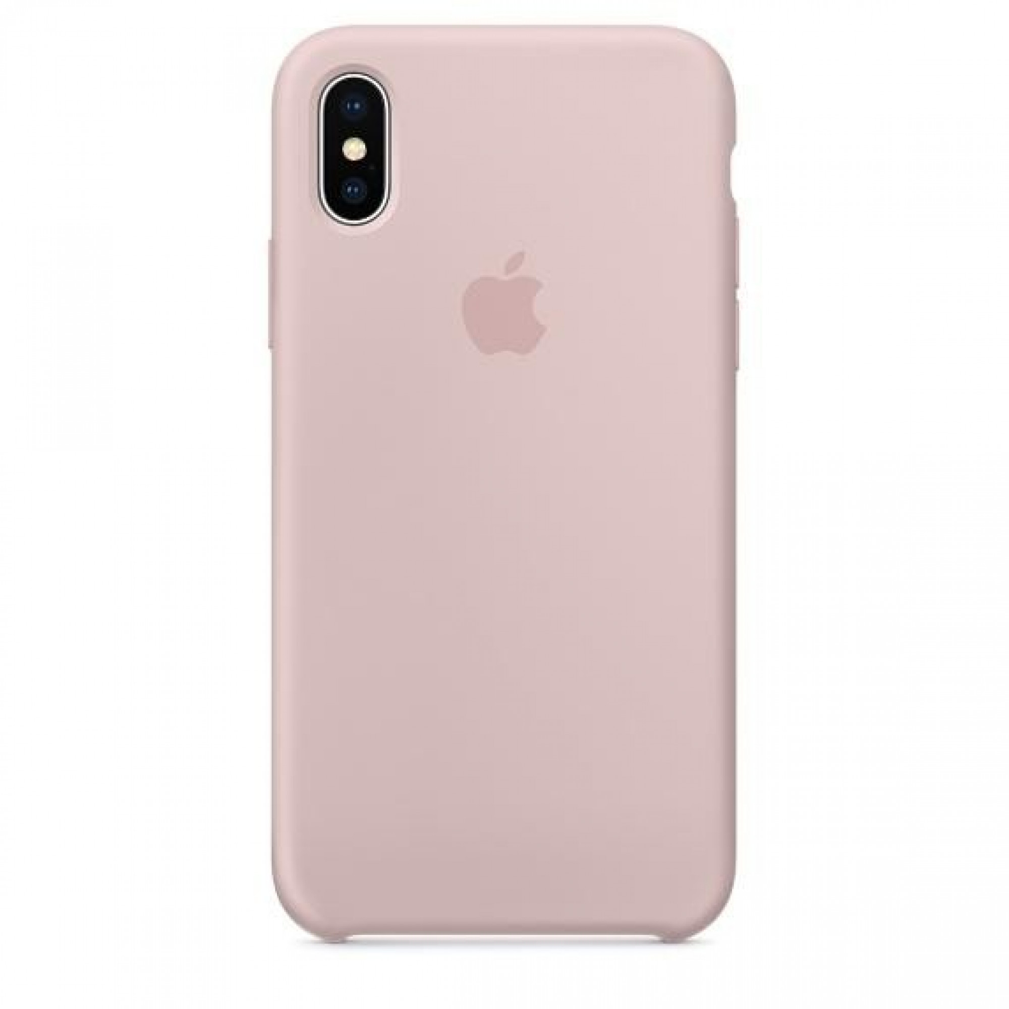Оригінальний чохол Apple Siliсone Case для iPhone X Sand Pink (MQT62)