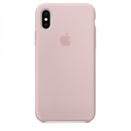 Оригинальный чехол Apple Siliсone Case для iPhone X Sand Pink (MQT62)