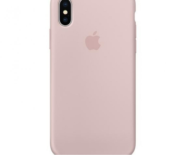 Оригинальный чехол Apple Siliсone Case для iPhone X Sand Pink (MQT62)