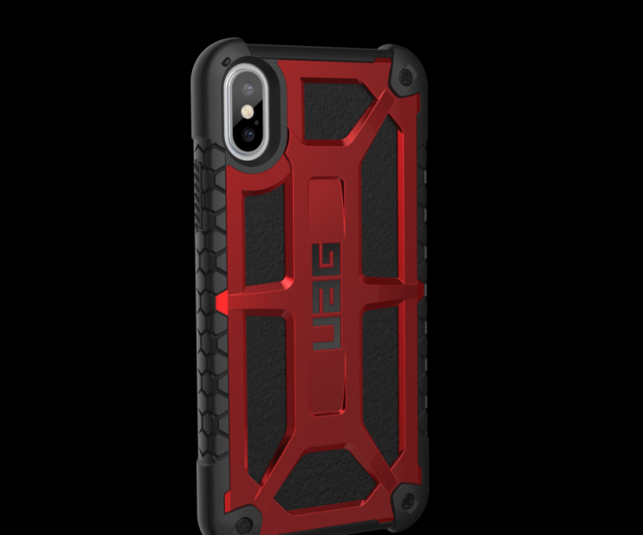 Чохол Urban Armor Gear iPhone X Monarch Crimson (IPHX-M-CR)