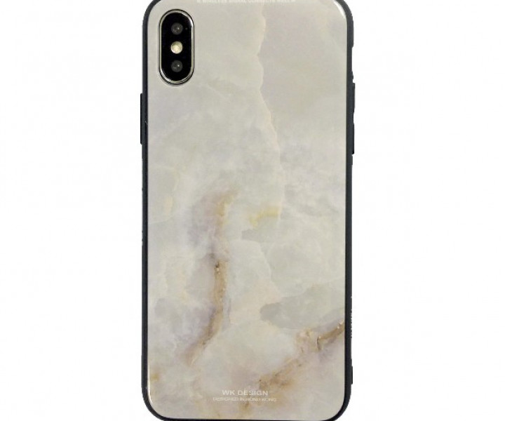 Чохол WK Design Glass LL11 Marble White для iPhone X