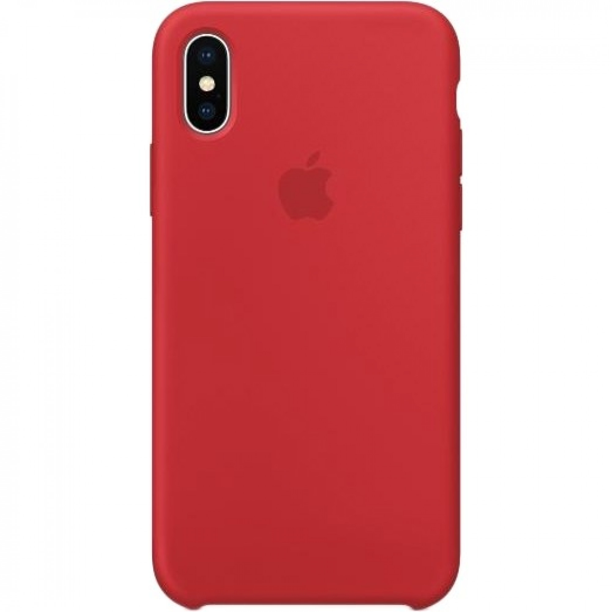 Оригінальний чохол Apple Siliсone Case для iPhone X (PRODUCT) RED (MQT52)