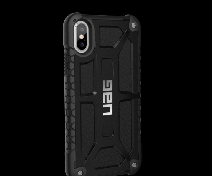Чохол Urban Armor Gear iPhone X Monarch Black (IPHX-M-BLK)