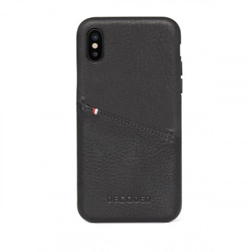 Чохол Decoded Leather Back для iPhone X Black (D7IPOXBC3BK)