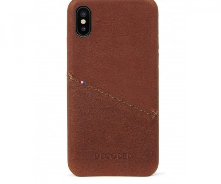 Чохол Decoded Leather Back для iPhone X Brown (D7IPOXBC3CBN)