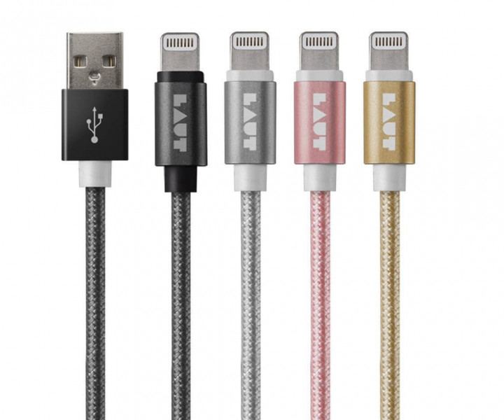 Кабель Lightning LAUT LINK Metallics Rose Gold (LAUT_LKM_LTN1.2_RG)