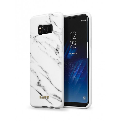 Чохол LAUT HUEX ELEMENTS для Samsung Galaxy S8 Marble White (LAUT_S8_HXE_MW)