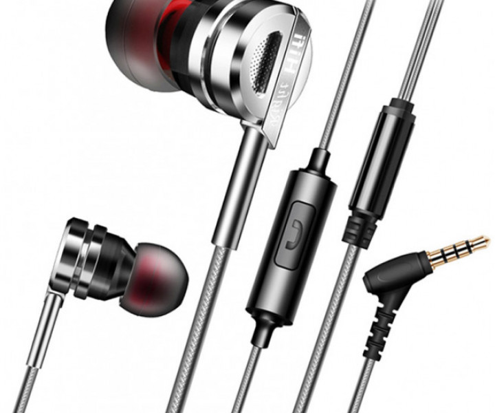 Наушники QKZ DM9 Mic Silver