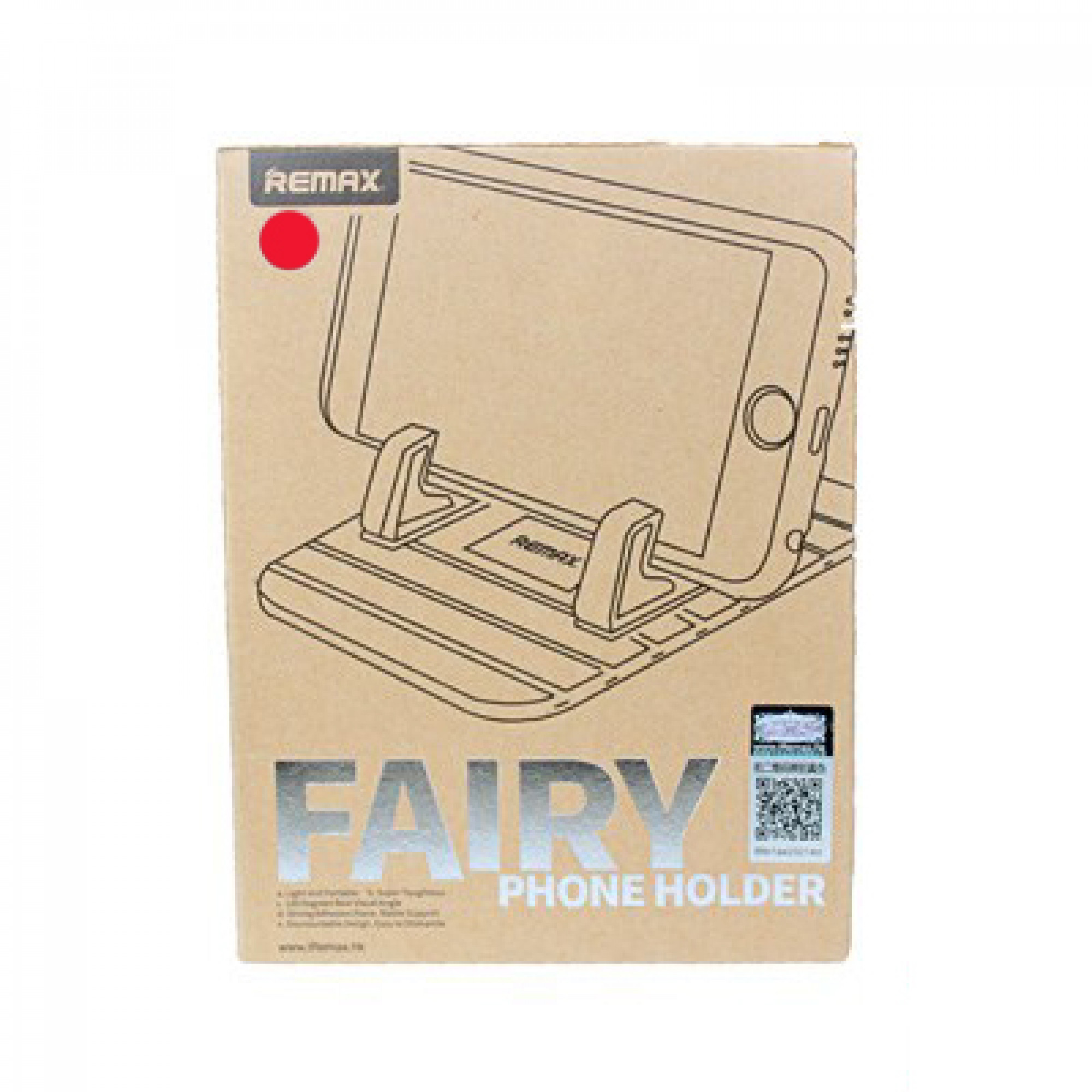 Автодержатель Remax Fairy Car Holder Red (110902)