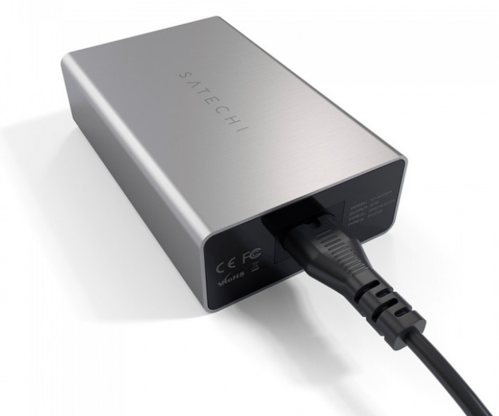  Сетевое з/у Satechi USB-C 40W Travel Charger Space Gray 