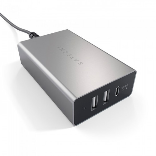  Сетевое з/у Satechi USB-C 40W Travel Charger Space Gray 