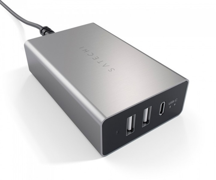  Сетевое з/у Satechi USB-C 40W Travel Charger Space Gray 