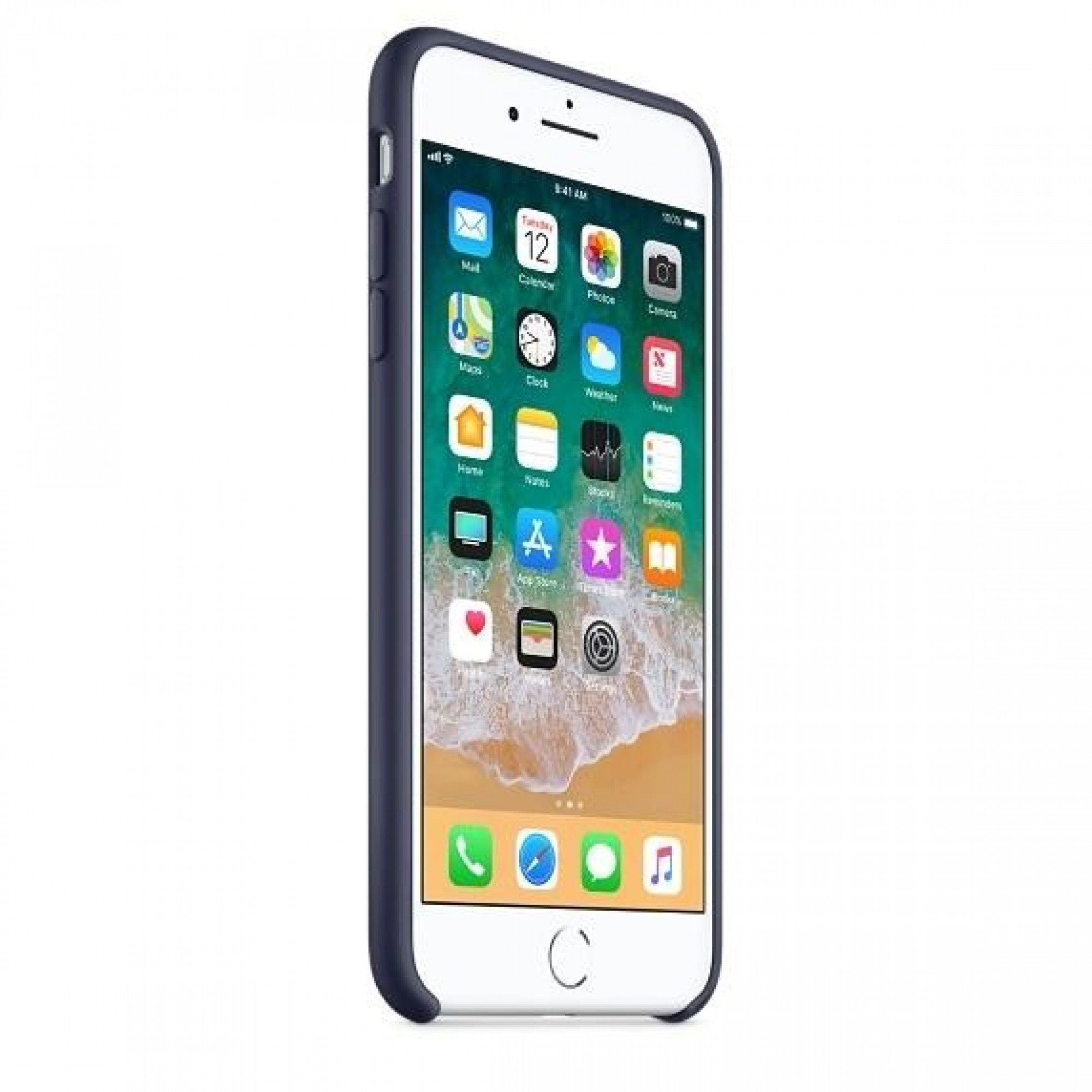 Оригінальний чохол Apple Silicone Case для iPhone 8 Plus / 7 Plus Midnight Blue (MQGY2)