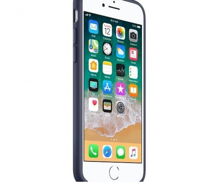 Чохол Apple Silicone Case для iPhone 8/7 Midnight Blue (MQGM2)