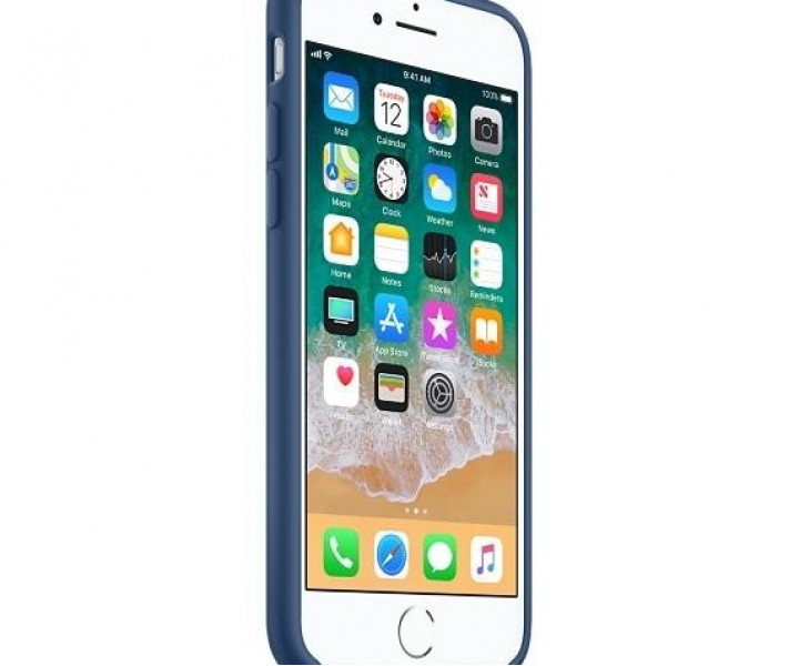 Чохол Apple Silicone Case для iPhone 8/7 Blue Cobalt (MQGN2)