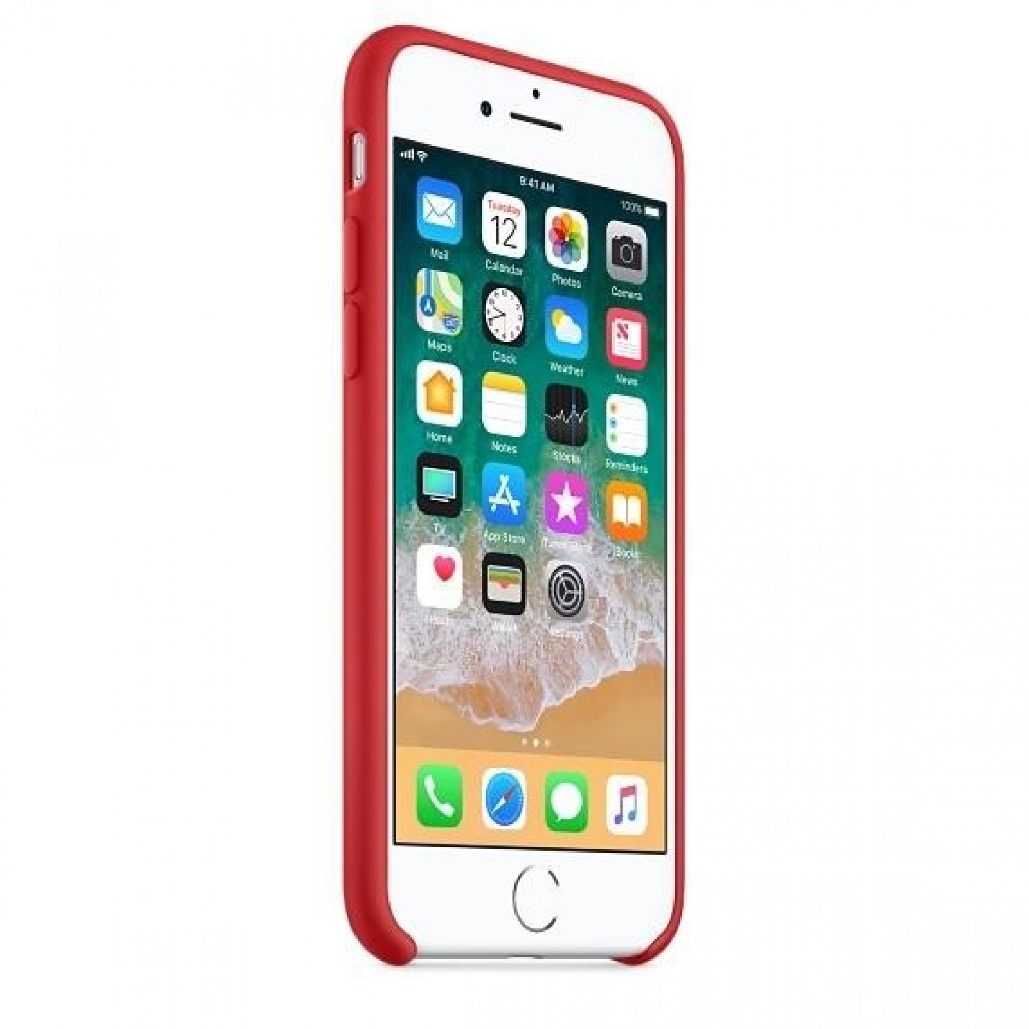 Чохол Apple Silicone Case для iPhone 8/7 (PRODUCT) Red (MQGP2)