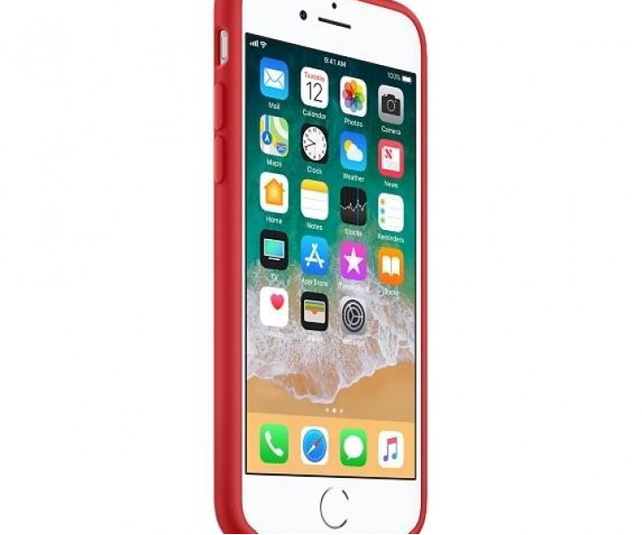 Чохол Apple Silicone Case для iPhone 8/7 (PRODUCT) Red (MQGP2)