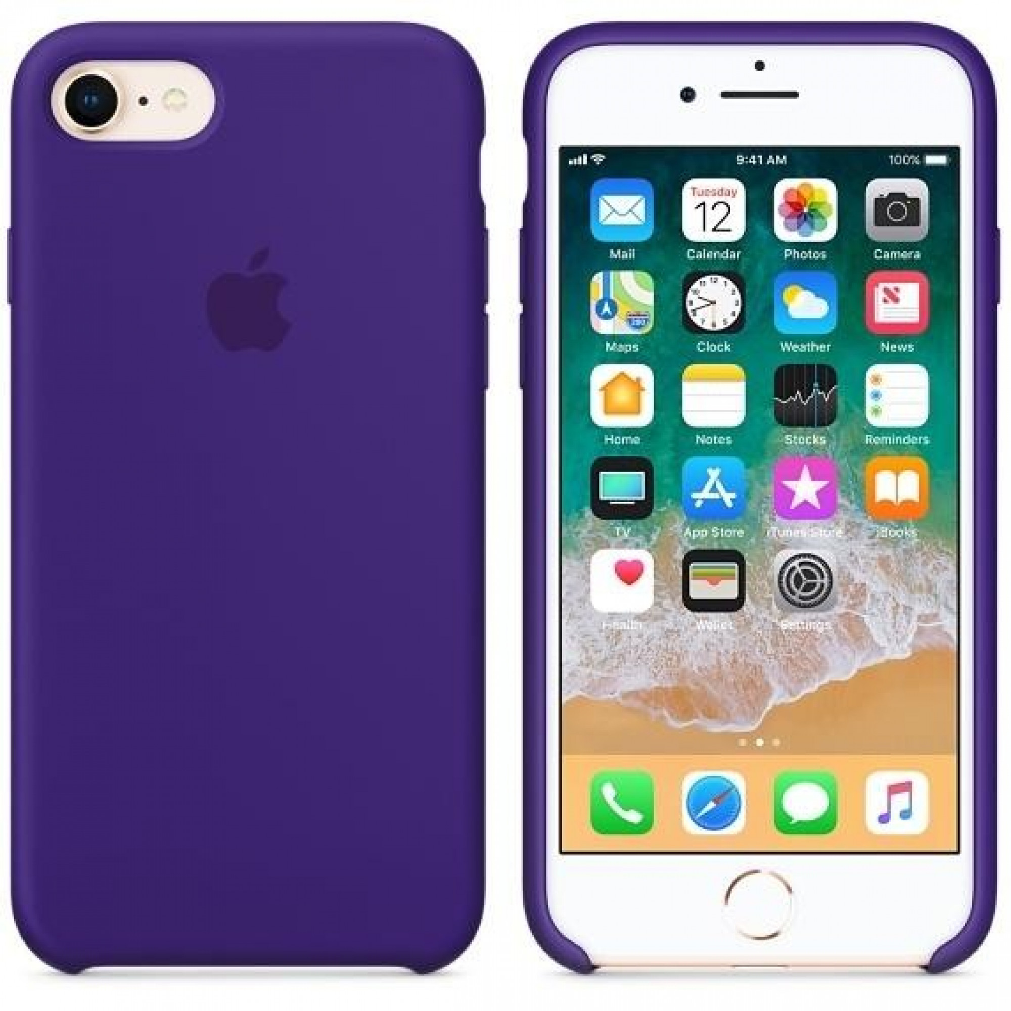 Чохол Apple Silicone Case для iPhone 8/7 Ultra Violet (MQGR2)