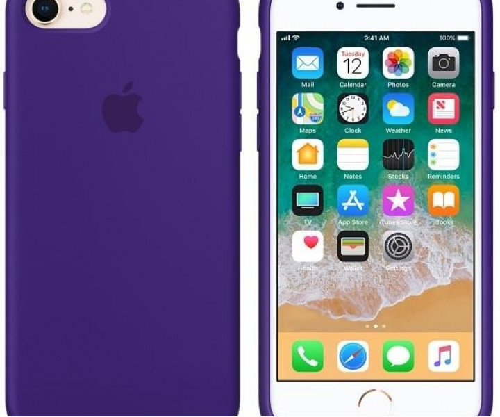 Чохол Apple Silicone Case для iPhone 8/7 Ultra Violet (MQGR2)