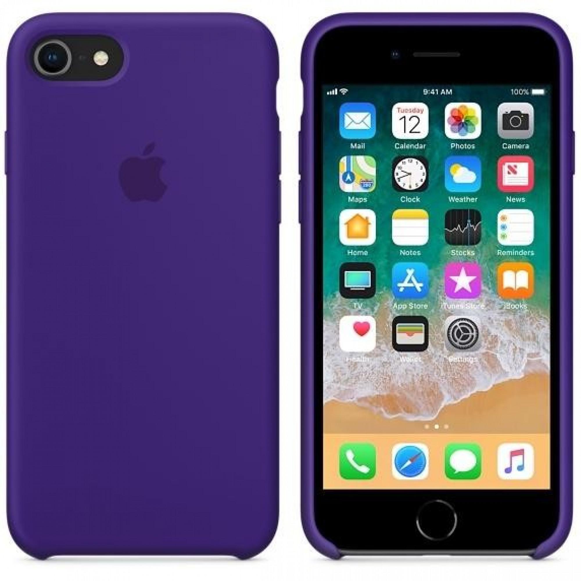 Чохол Apple Silicone Case для iPhone 8/7 Ultra Violet (MQGR2)
