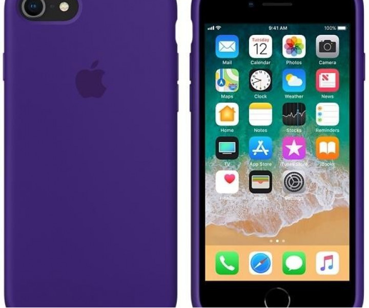 Чохол Apple Silicone Case для iPhone 8/7 Ultra Violet (MQGR2)