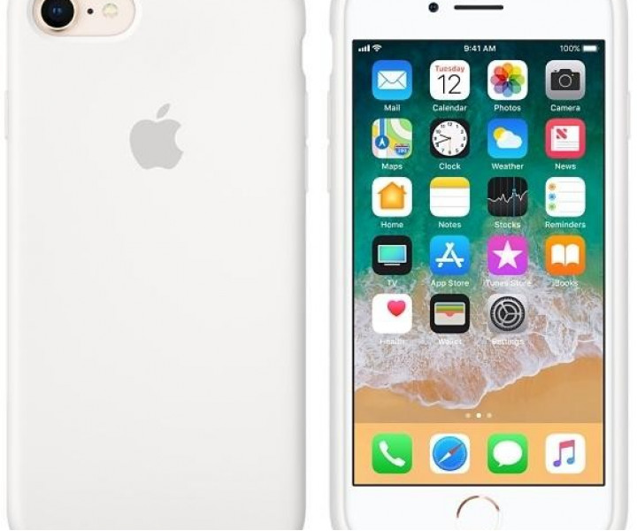 Чохол Apple Silicone Case для iPhone 8/7 White (MQGL2)