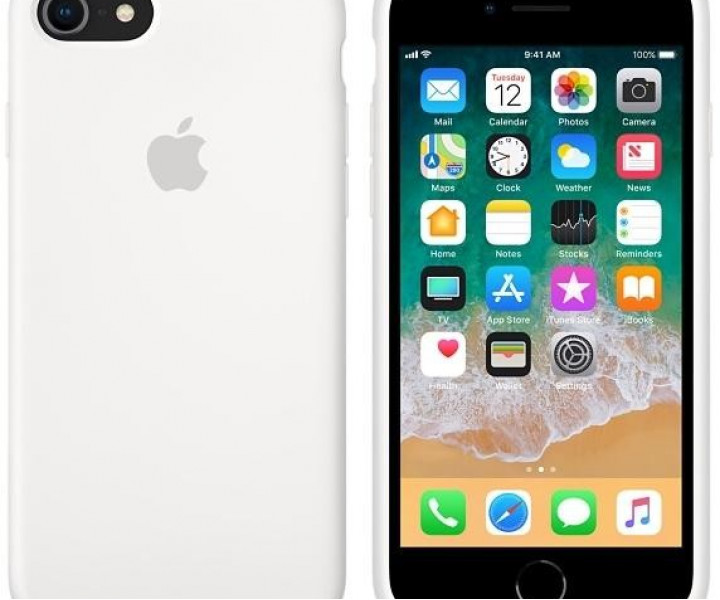 Чохол Apple Silicone Case для iPhone 8/7 White (MQGL2)