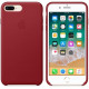 Оригинальный чехол Apple Leather Case для iPhone 8 Plus/7 Plus (PRODUCT) RED (MQHN2)