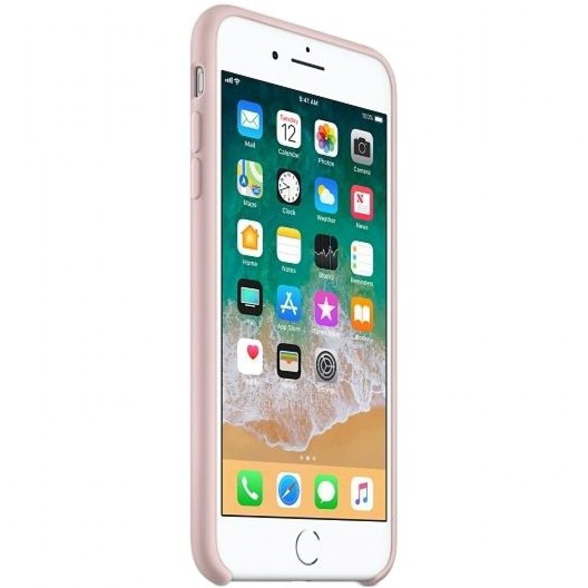 Оригінальний чохол Apple Silicone Case для iPhone 8 Plus / 7 Plus Pink Sand (MQH22)