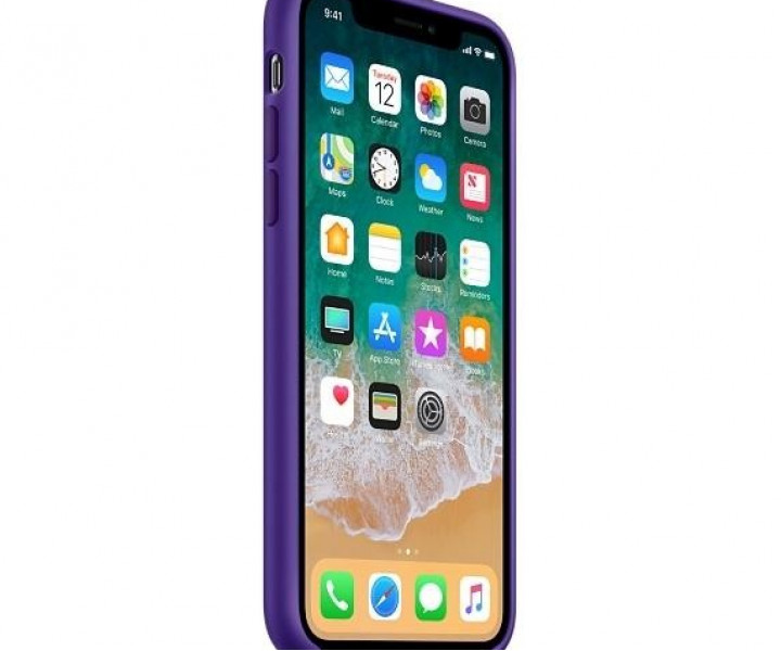 Оригинальный чехол Apple Siliсone Case для iPhone X Ultra Violet (MQT72)