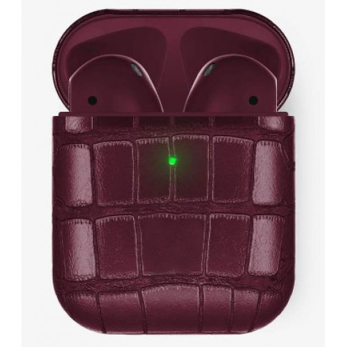 Наушники Apple AirPods 2 MRXJ2 Alligator Burgundy