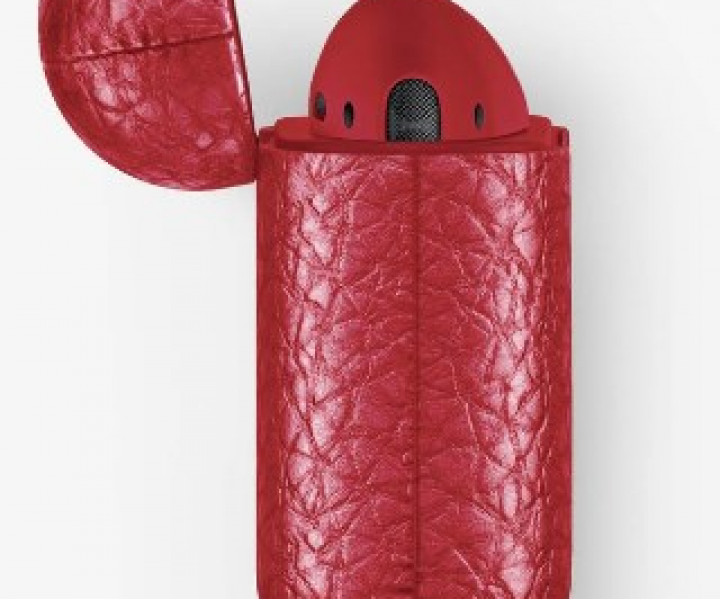 Наушники Apple AirPods 2 MRXJ2 Calfskin Red