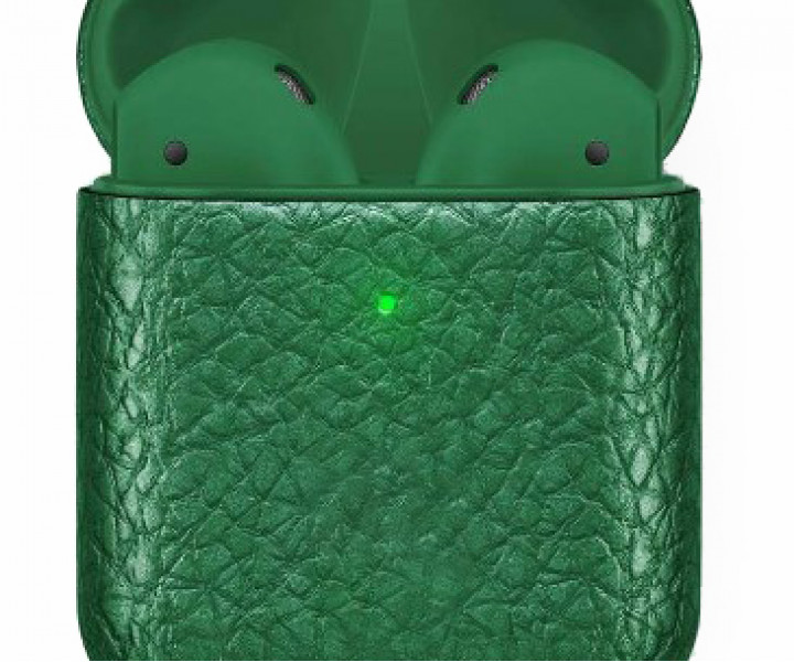 Наушники Apple AirPods 2 MRXJ2 Calfskin Green