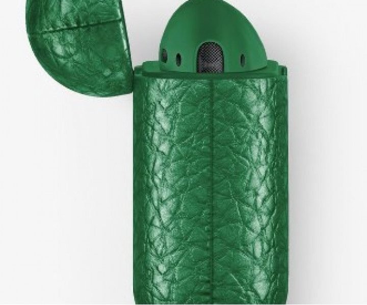Наушники Apple AirPods 2 MRXJ2 Calfskin Green