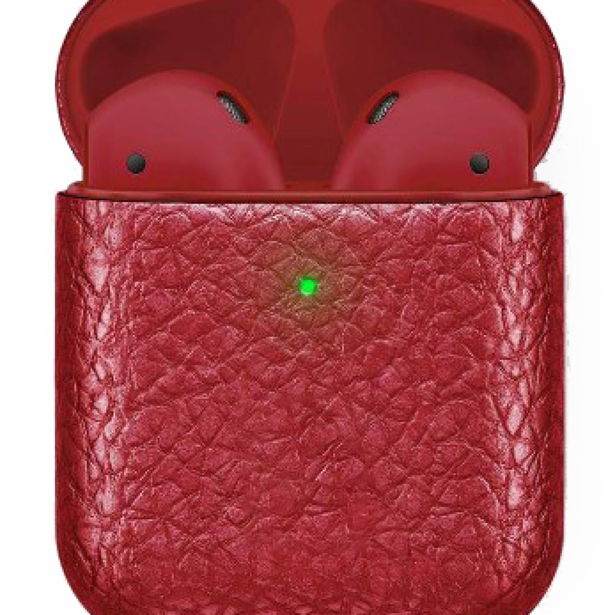 Наушники Apple AirPods 2 MRXJ2 Calfskin Red