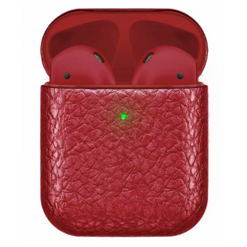 Наушники Apple AirPods 2 MRXJ2 Calfskin Red