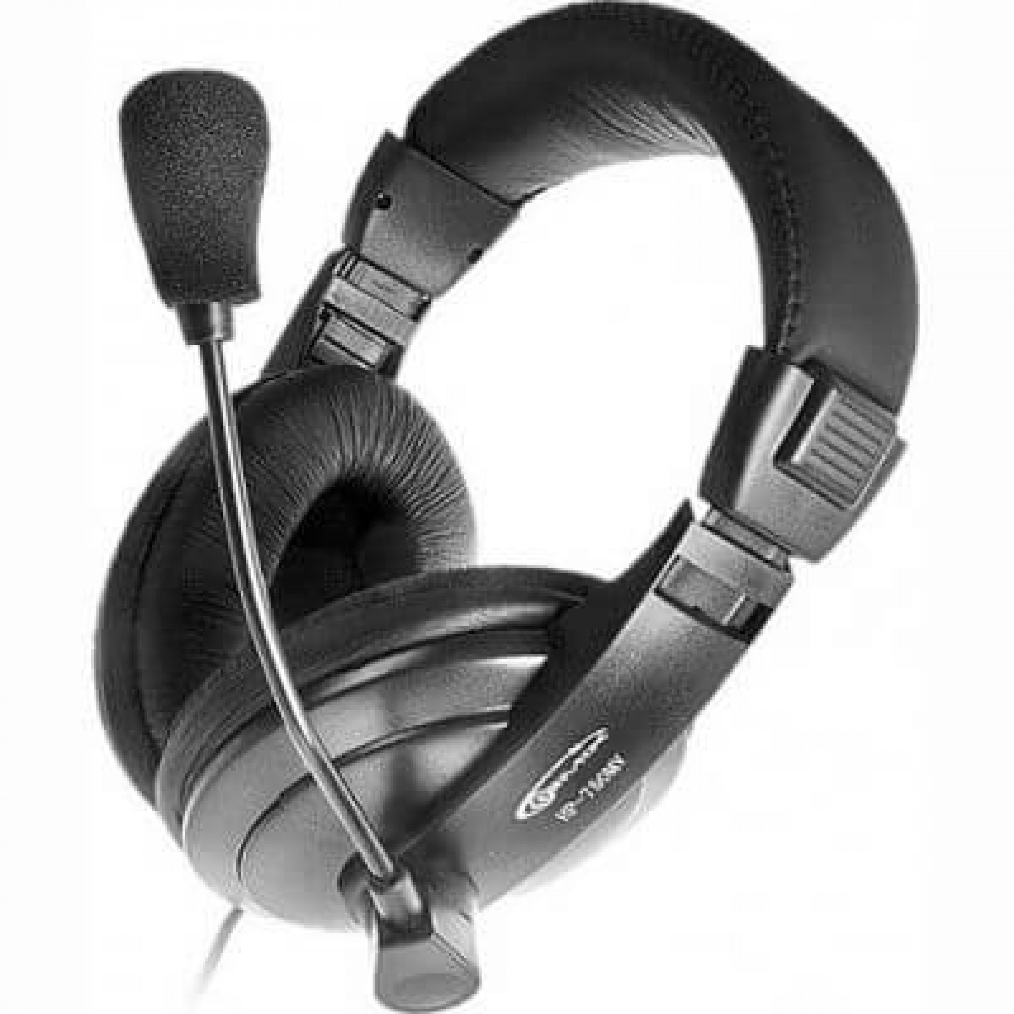Наушники Gemix HP-750MV Black, 2 x Mini jack (3.5 мм), накладные, регулятор громкости, кабель 2.5 м