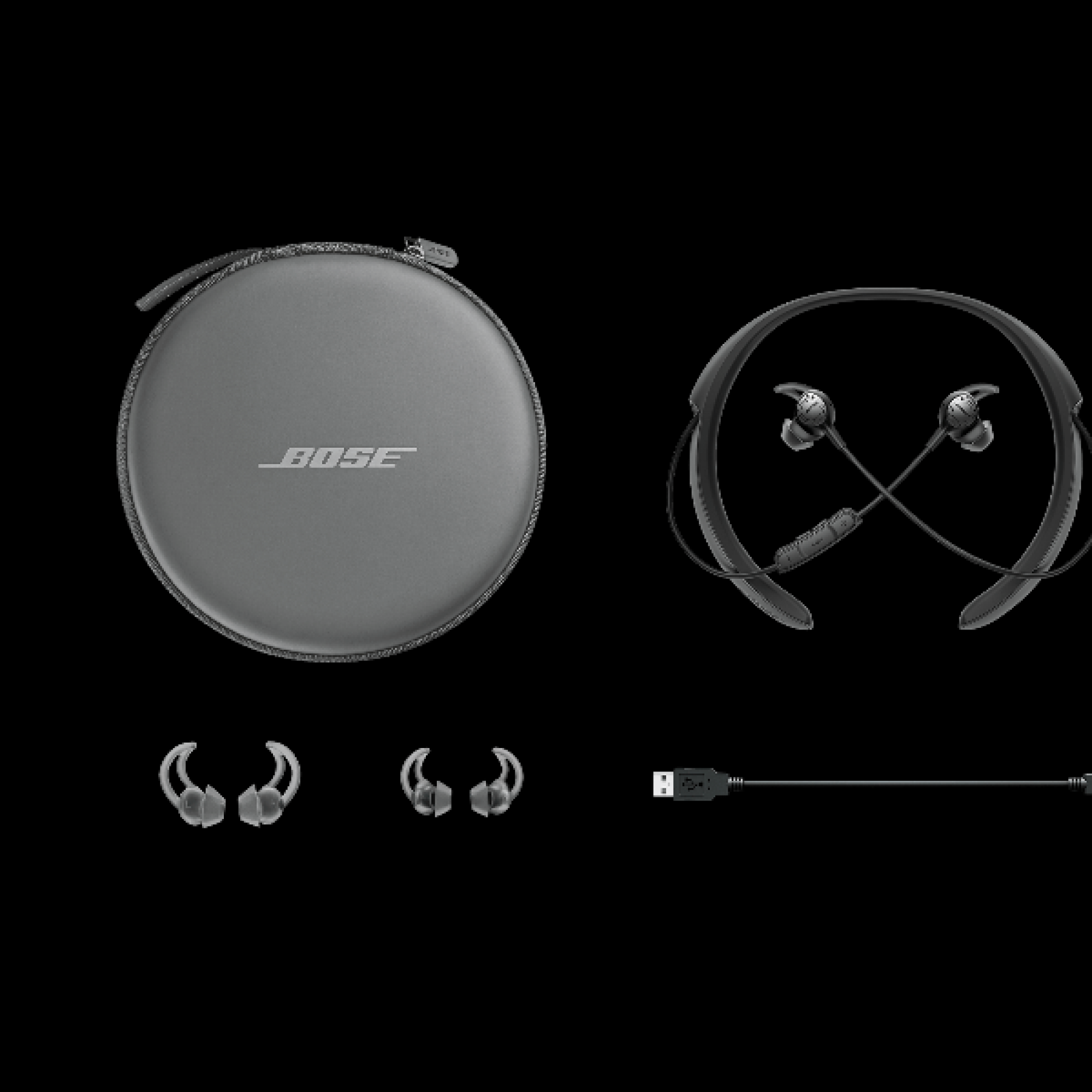 Наушники BOSE QUIETCONTROL 30 BLACK (761448-0010)