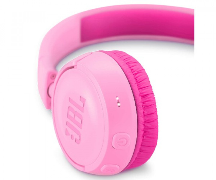 Беспроводные наушники для детей JBL JR 300 BT Pink (JBLJR300BTPIK)