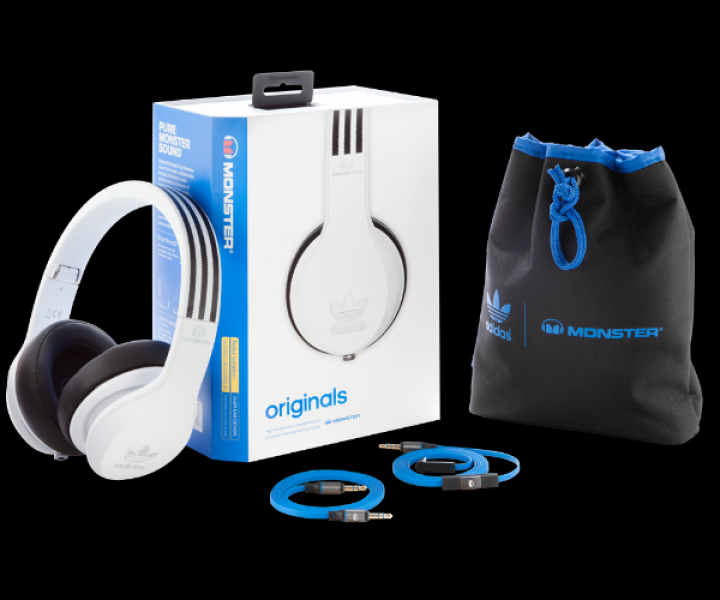 Наушники Adidas Originals by Monster® Over-Ear White