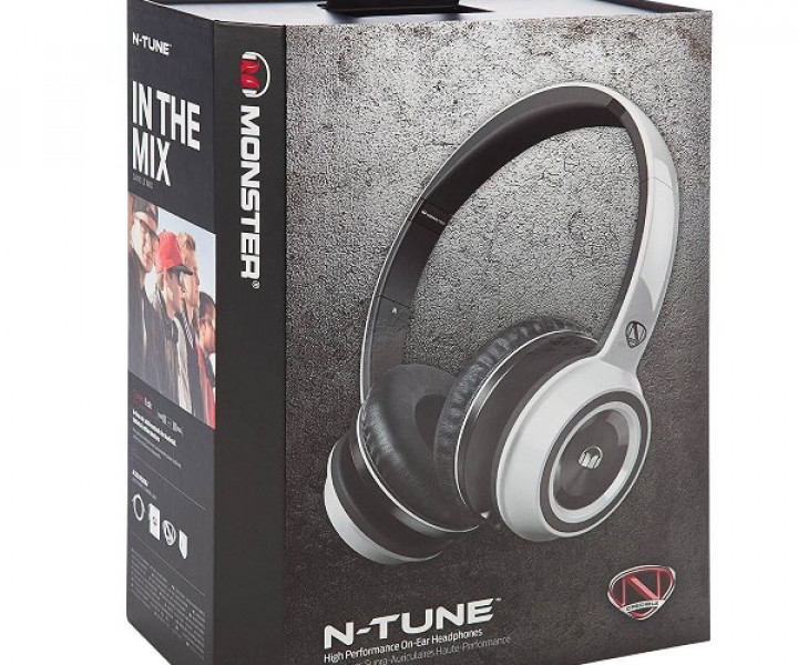 Наушники Monster® NCredible NTune On-Ear Frost White