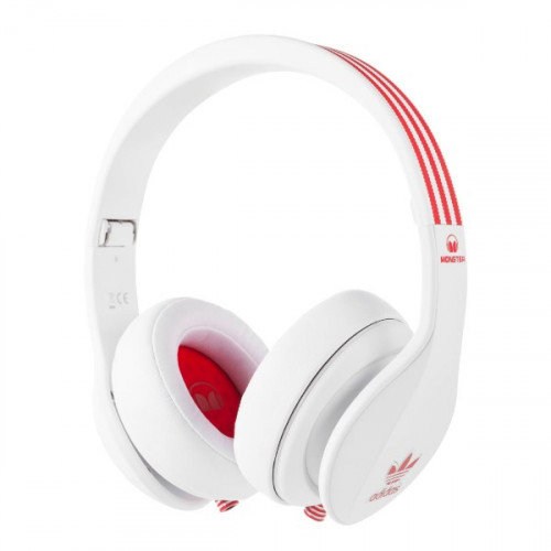 Наушники Adidas Originals Limited by Monster® Over-Ear White and Red over White