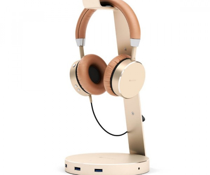 Наушники Satechi Aluminum Wireless Headphones Gold