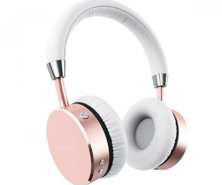 Наушники Satechi Aluminum Wireless Headphones Rose Gold