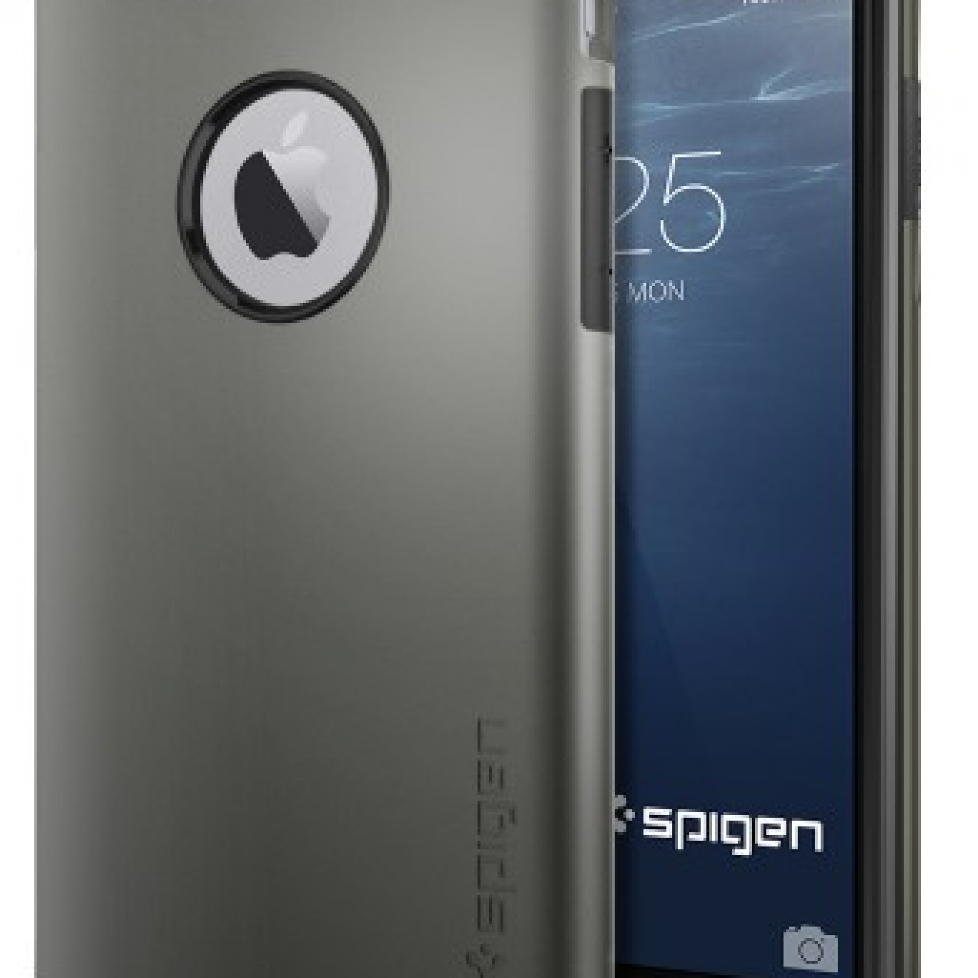 Защитный чехол Spigen SGP Slim Armor Gunmetal на Apple iPhone 6