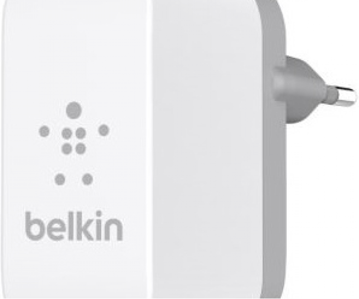 Сетевое зарядное устройство Belkin Dual USB HomeCharger 2xUSB x 2.1A (F8J107vfWHT)