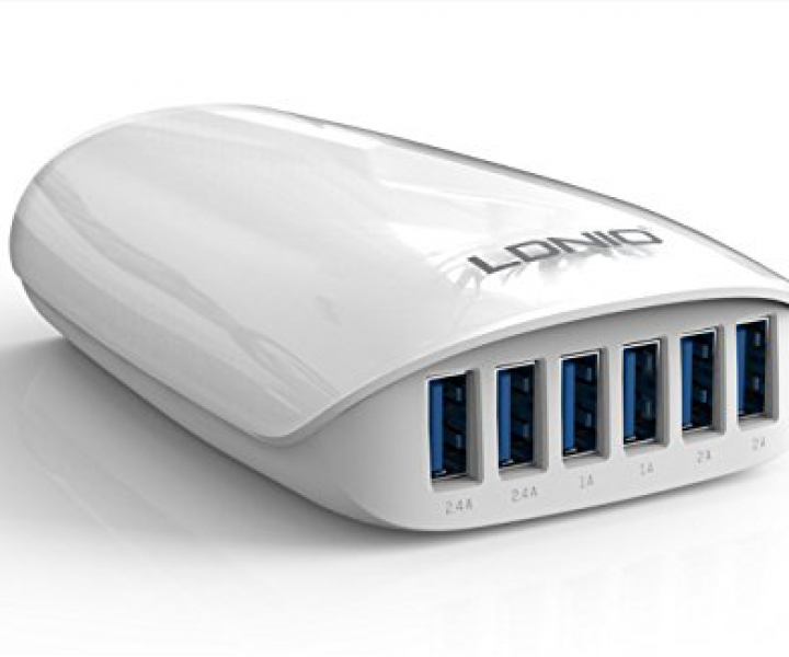 CЗУ Ldnio 5.4A 5USB White